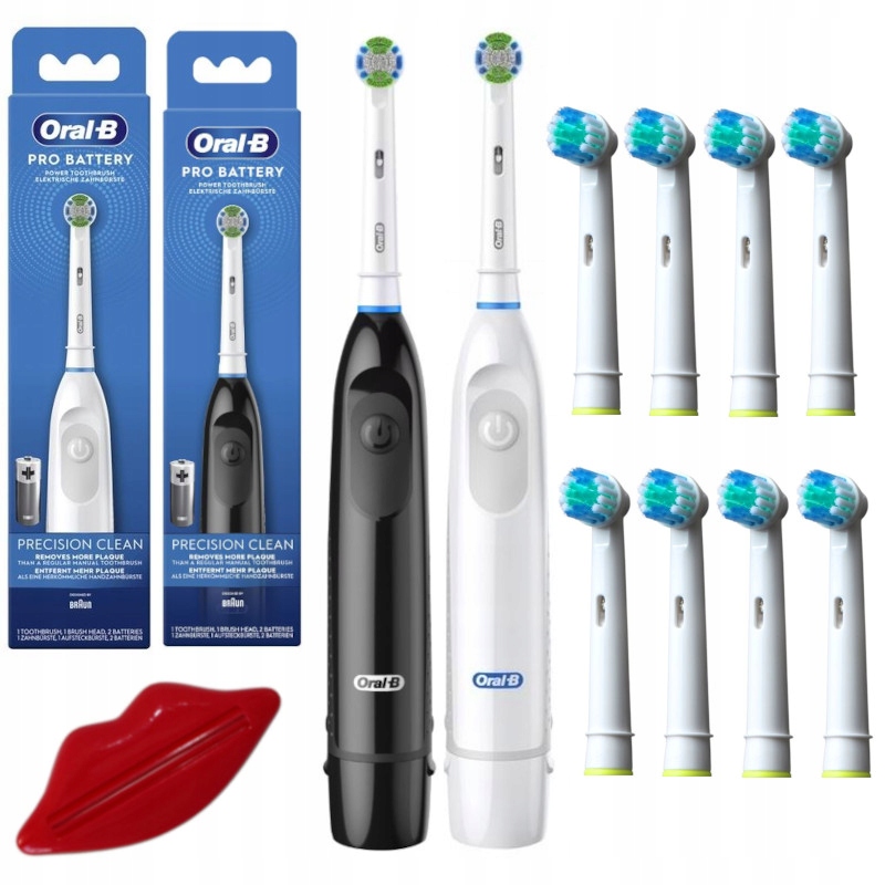 2X SADA ELEKTRICKEJ ZUBNEJ KEFKY ORAL-B ADVANCE PRO BATERIE
